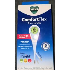 Vicks Comfort Flex Fever In-Sight Oral Digital Thermometer, All Ages b1